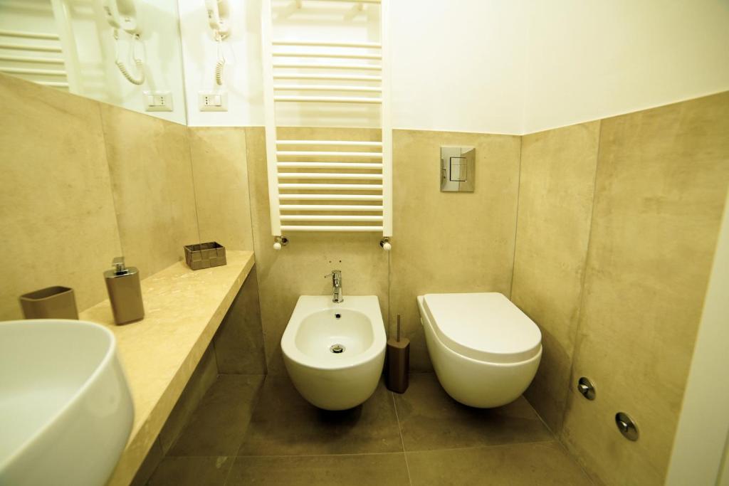 Koupelna v ubytování Rizzi Residence