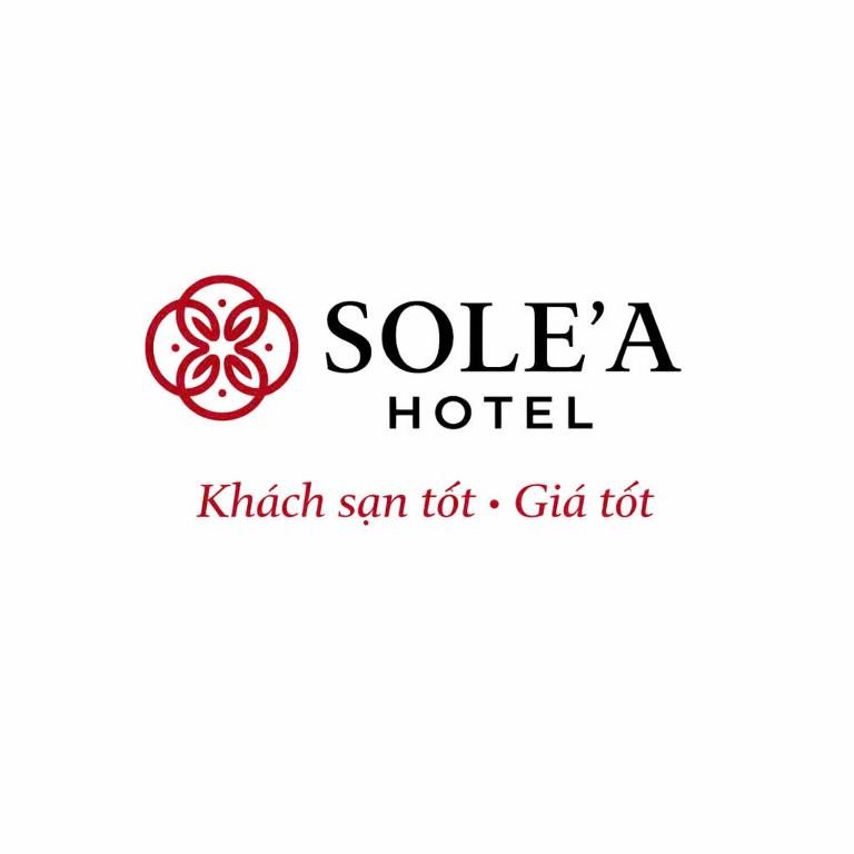 a logo for a hotel with a flower at Khách sạn Solea VIỆT TRÌ in Việt Trì