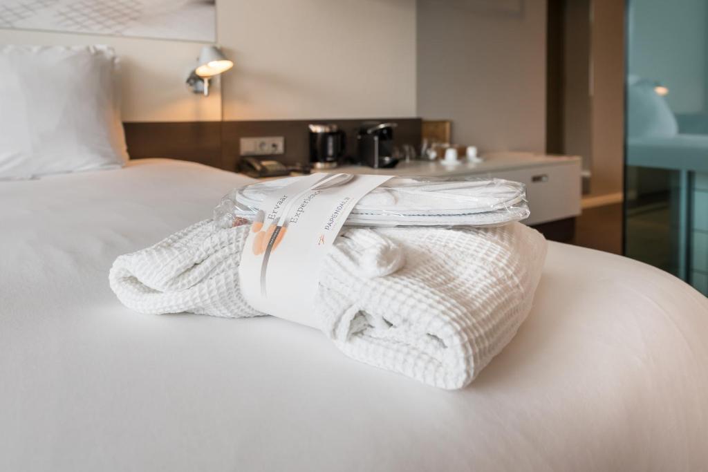 Postel nebo postele na pokoji v ubytování Hotel Papendal
