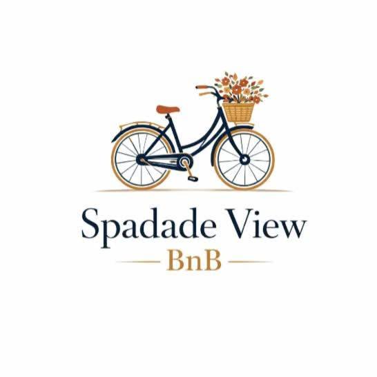 a bike with a basket and flowers on it at Spadade View in Roodepoort