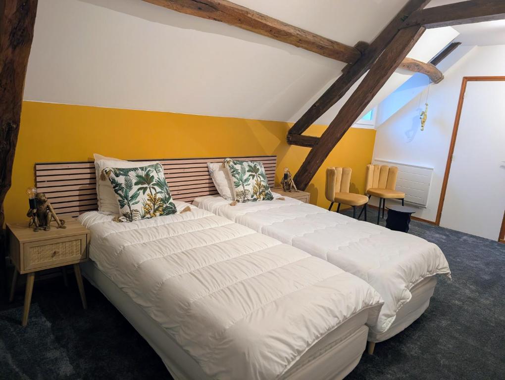 Le Relais du Beffroi & SPA - Chambre Lits Jumeaux
