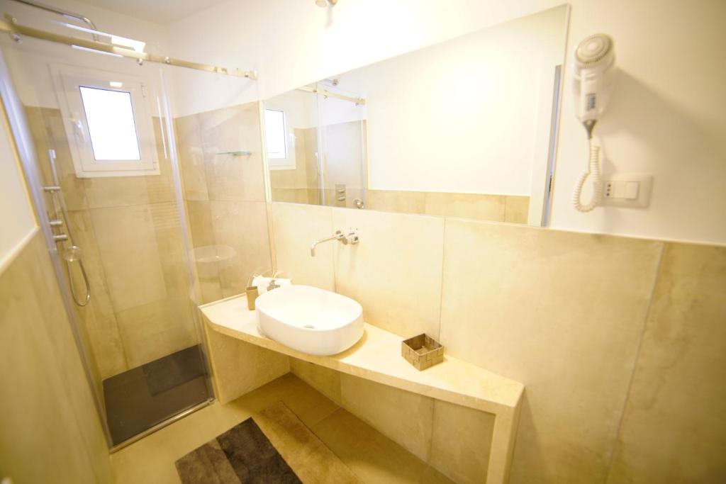 Koupelna v ubytování Rizzi Residence