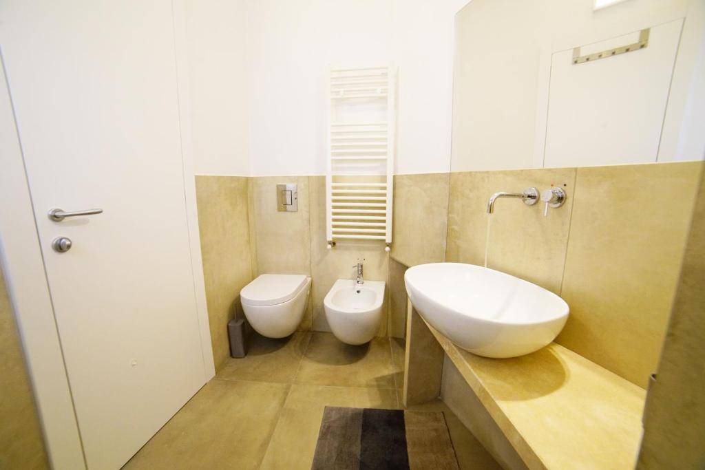 Koupelna v ubytování Rizzi Residence