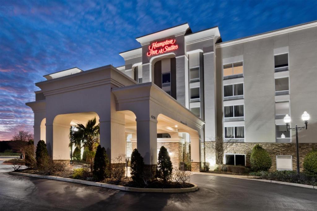 a rendering of the front of a hotel at Hampton Inn & Suites Lanett/West Point in Lanett