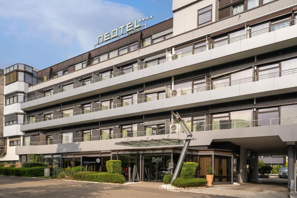 a rendering of the exterior of a hotel at Arthotel ANA Neotel, Trademark Collection by Wyndham in Stuttgart