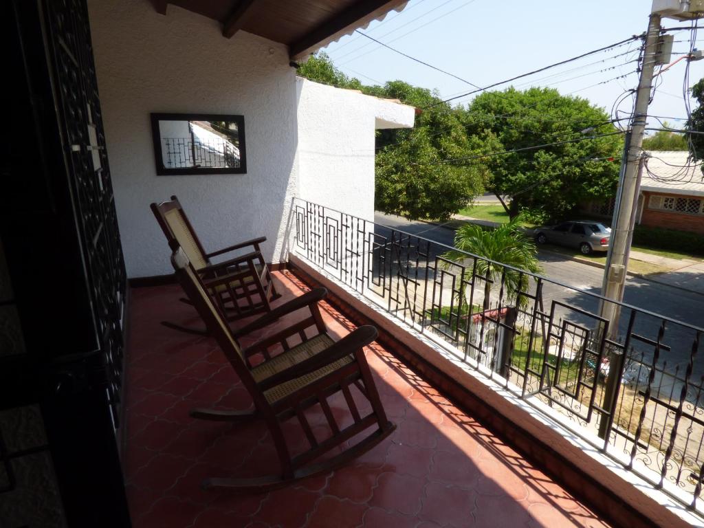 Balkón nebo terasa v ubytování Hostal Mizare Valledupar
