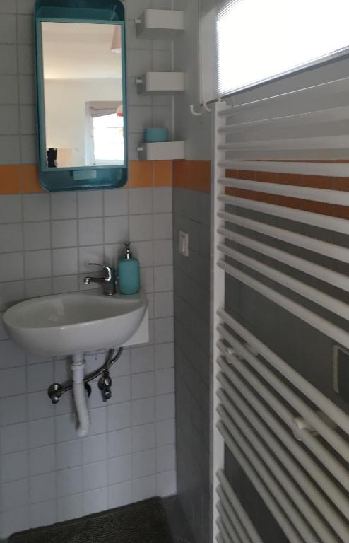 Salle de bains dans l&#39;&eacute;tablissement Apartment Haus Wieser