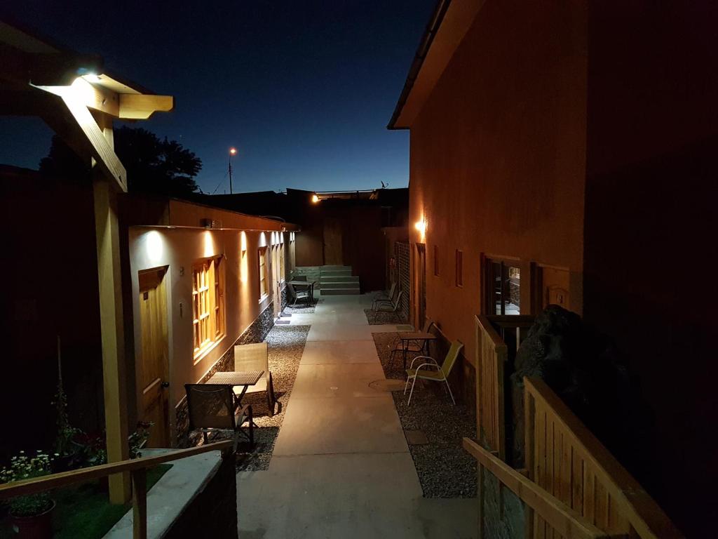 Balkón nebo terasa v ubytování Vicuña Lodge