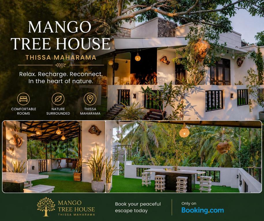 a website for a tree house in the heart of nature at Mango Tree House Yala Safari Hotel in Tissamaharama