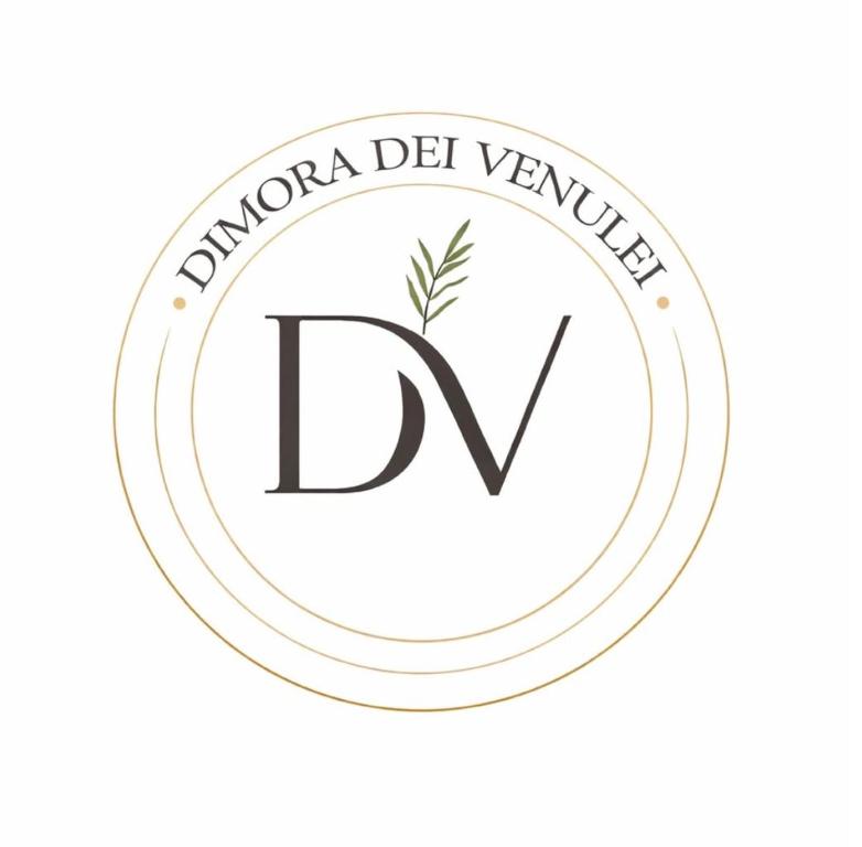 a logo for a pharmaceutical company with a plant in the middle at Dimora dei Venulei in Ferentino