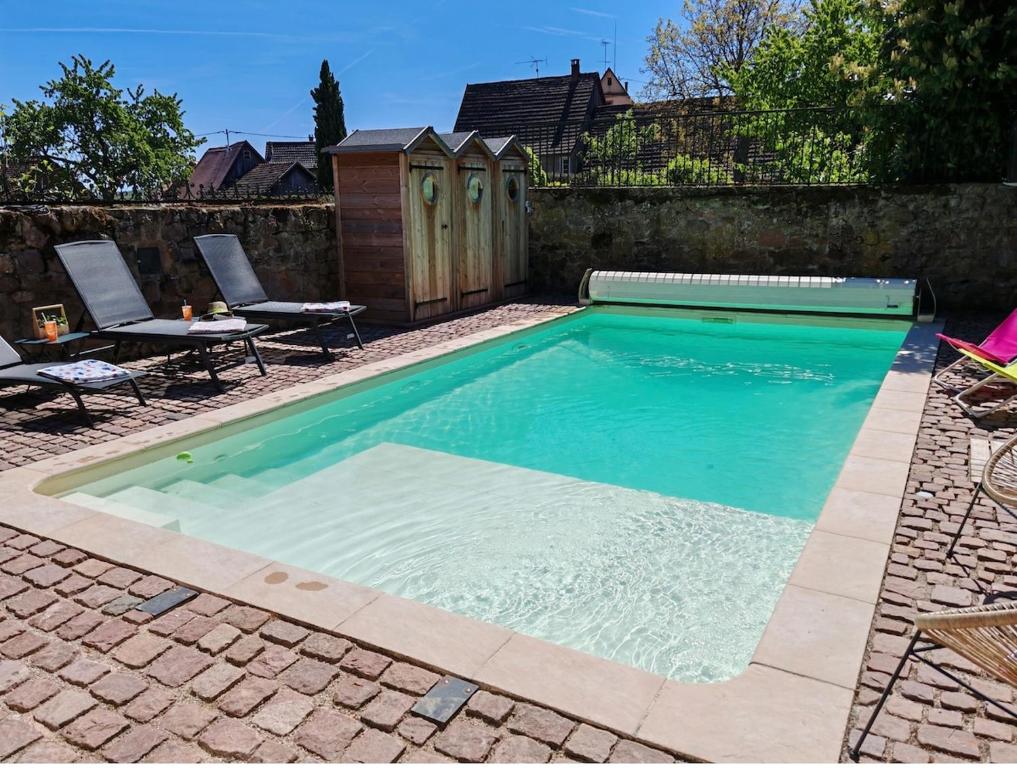Gite familiale avec piscine Hunawihr, proche de Ribeauvillé et Colmar – photo 1