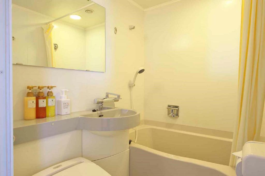 Vannituba majutusasutuses Chisun Hotel Hiroshima