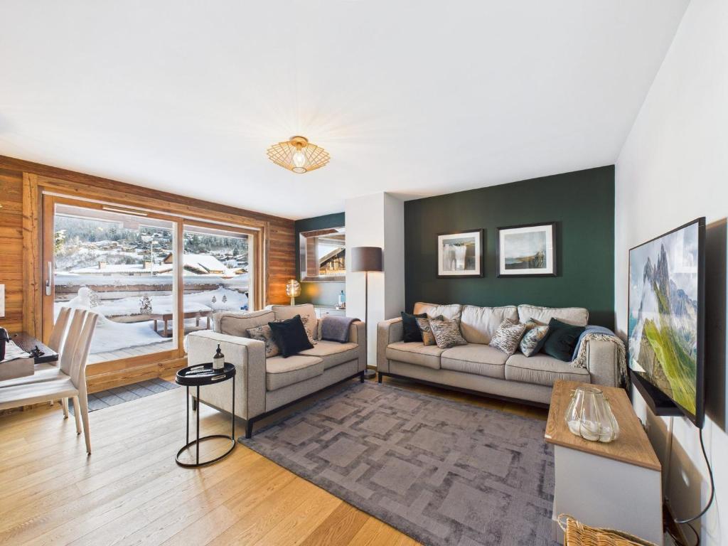 Les Gets - Appartement moderne 4 pers, centre-ville, wifi