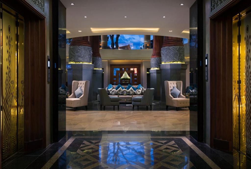Posezení v ubytování J7 Angkor Hotel