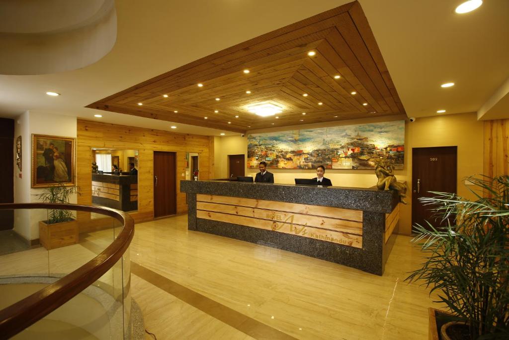 Vstupní hala nebo recepce v ubytování Hotel Arts Kathmandu