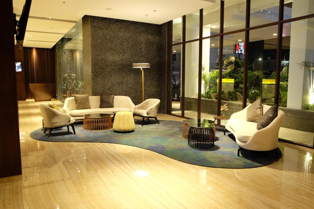 Posezení v ubytování Midtown Hotel Samarinda