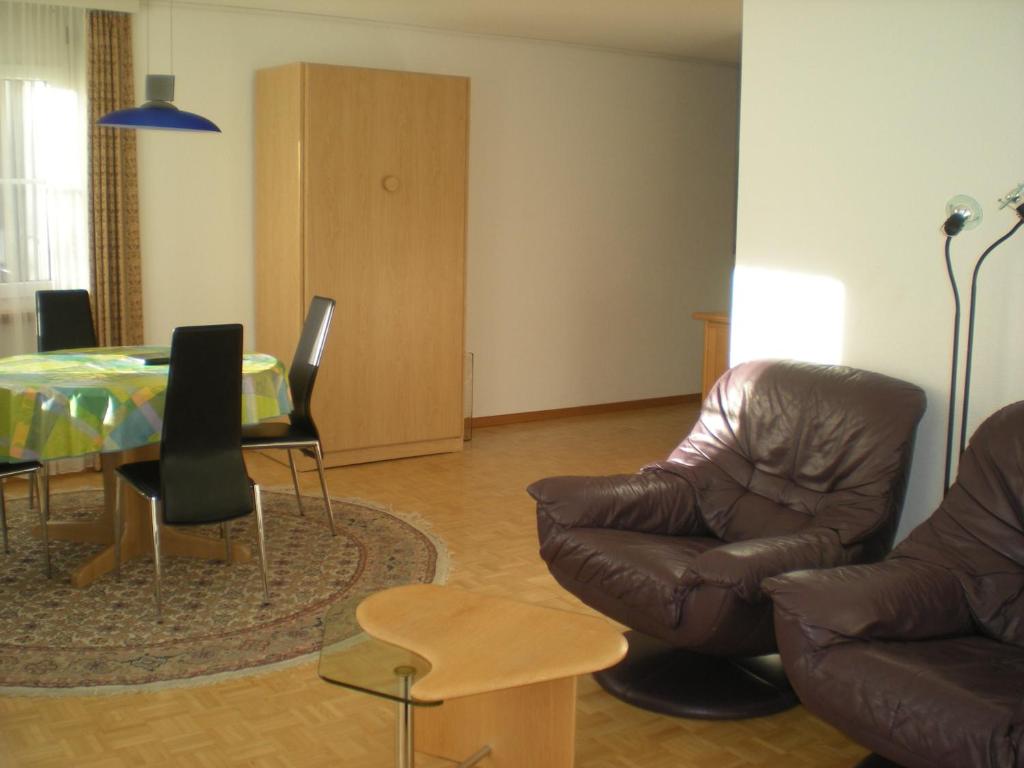 Posezení v ubytování Appartementhaus La Promenade