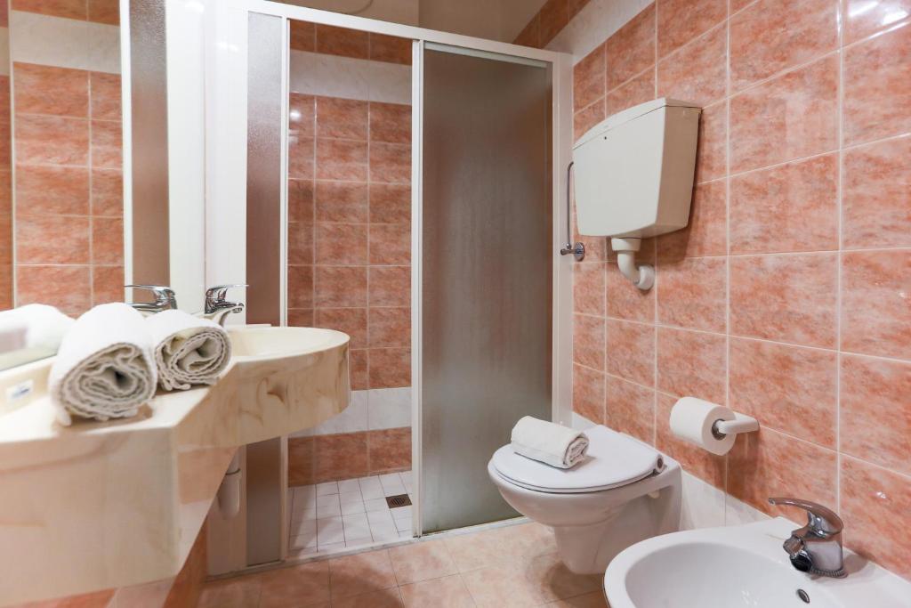 Koupelna v ubytování Hotel De Londres