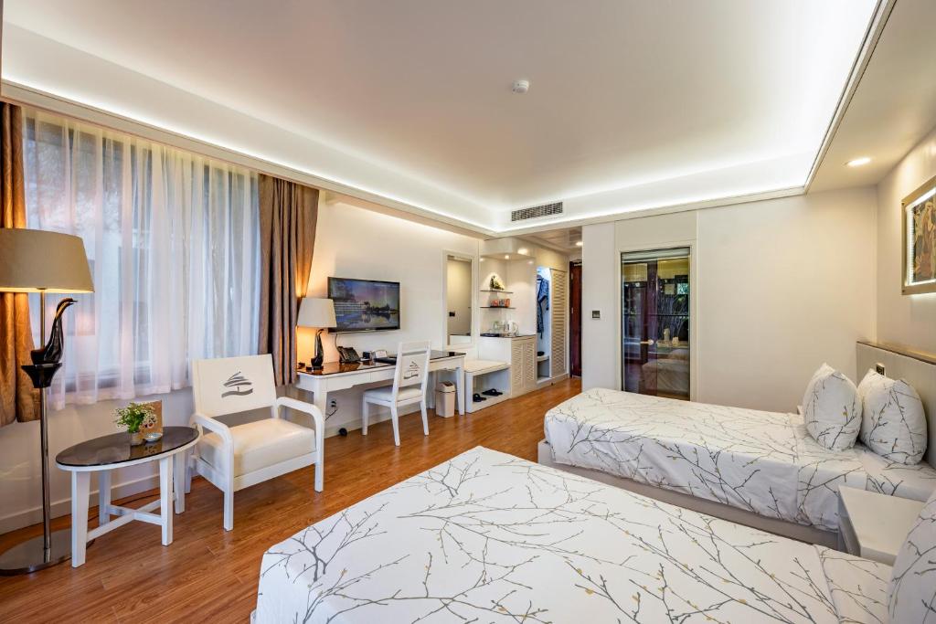 Phòng Deluxe 2 Giường Đơn Nhìn Ra Vườn