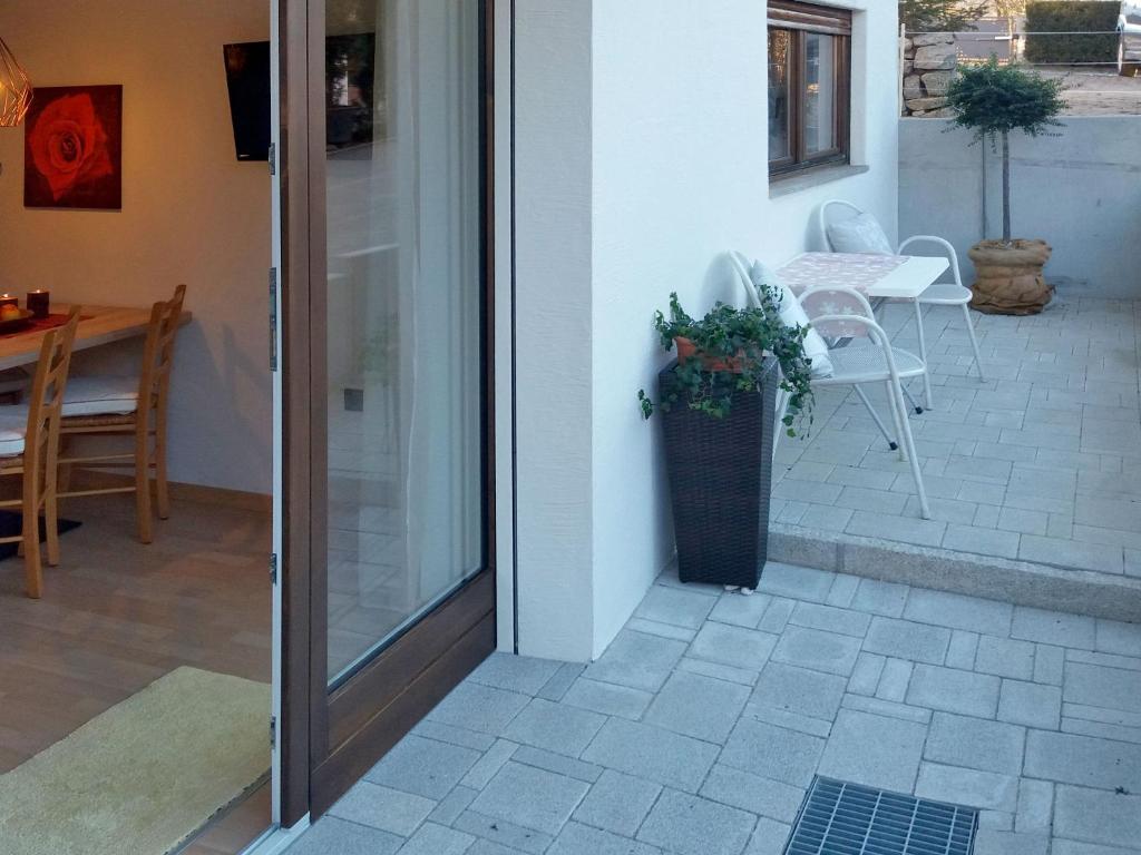 Balkón nebo terasa v ubytování Appartements Erika