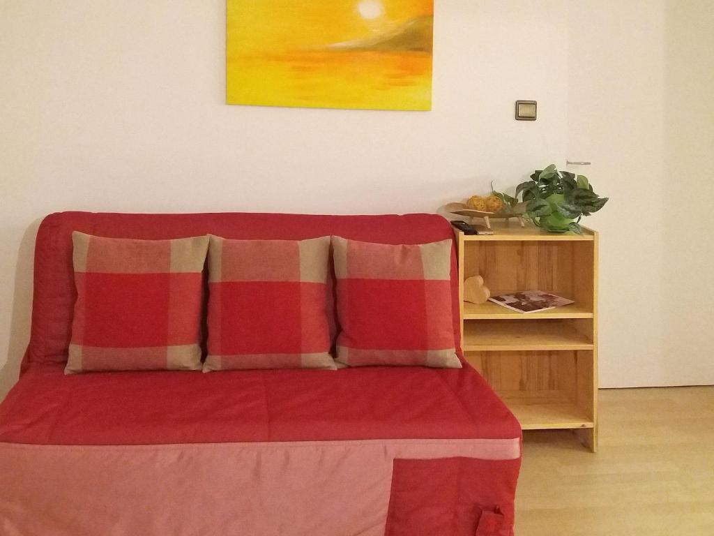 Postel nebo postele na pokoji v ubytování Appartements Erika