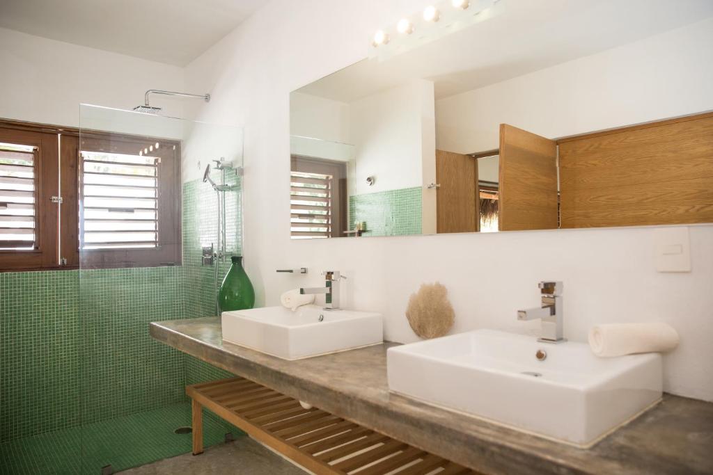 Ванная комната в Prana Boutique Hotel Tulum
