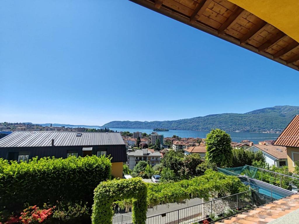 a view from the balcony of a house at Villa Kira 2 in Verbania