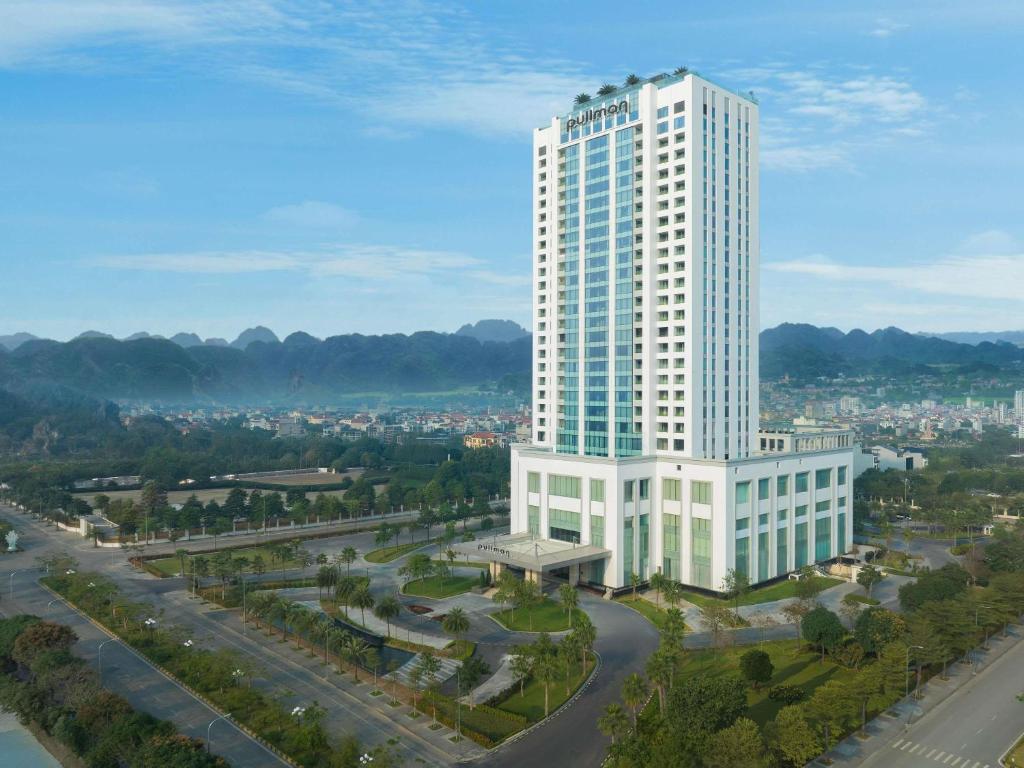 a rendering of a tall white building at Pullman Ninh Binh in Ninh Binh