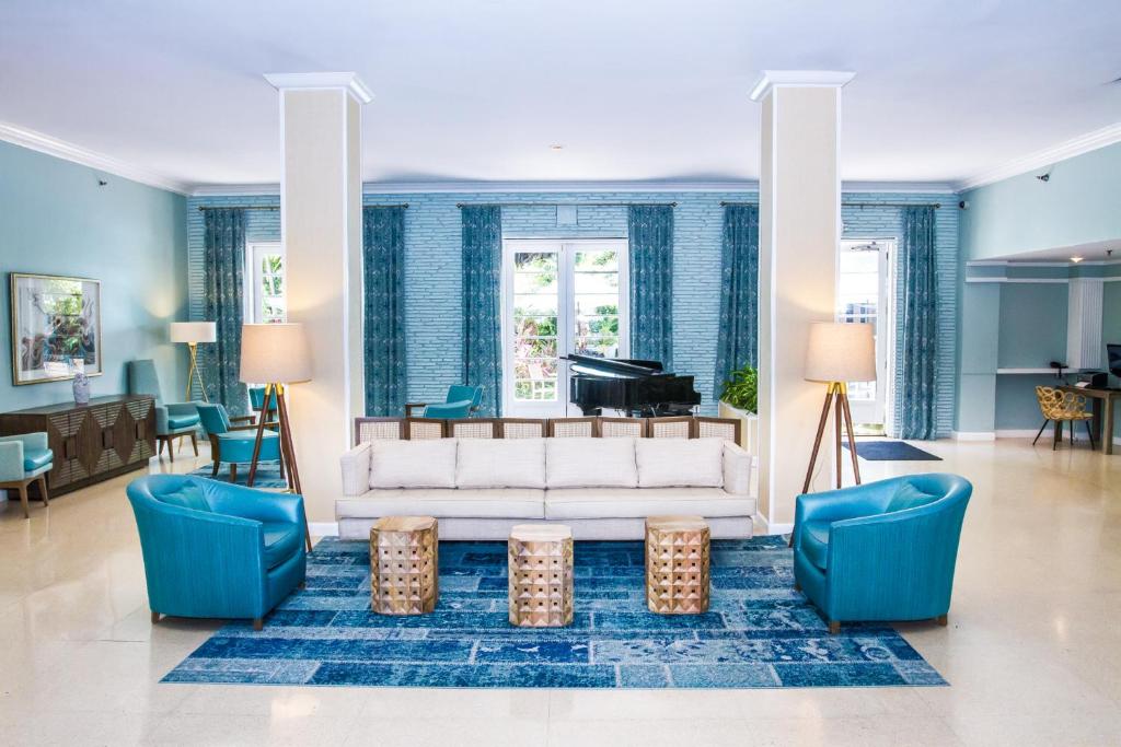 Posezení v ubytování Dorchester Hotel & Suites