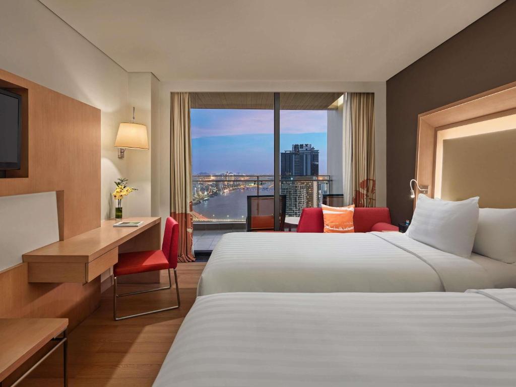 Superior River View Twin Room with Balcony