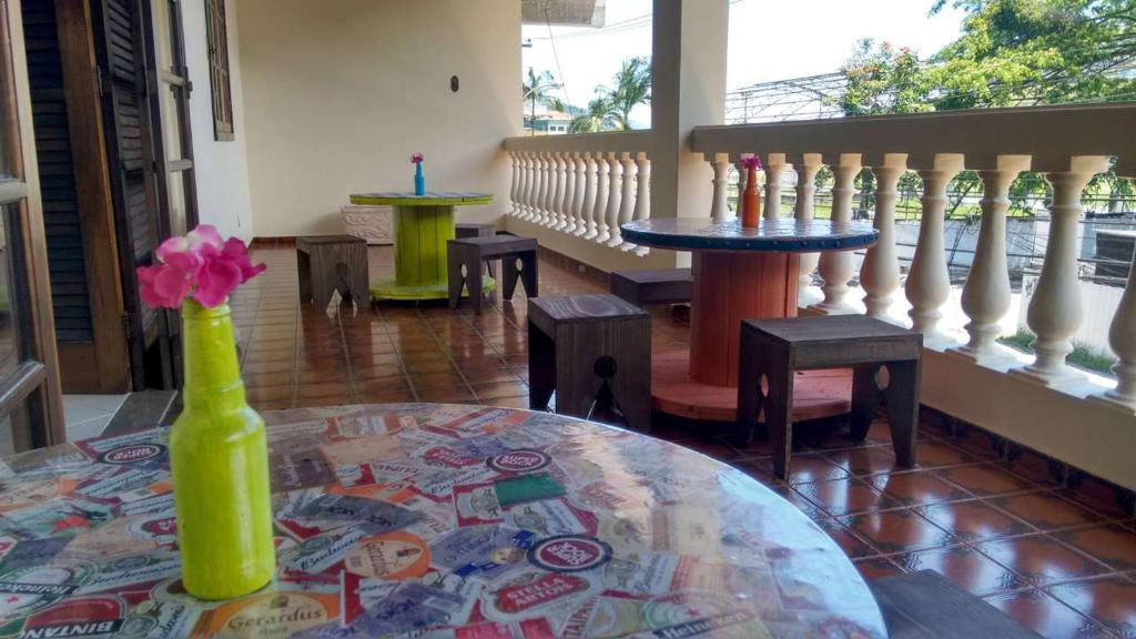 Uma varanda ou terraço em Le Monde Hostel - Suites e Camas