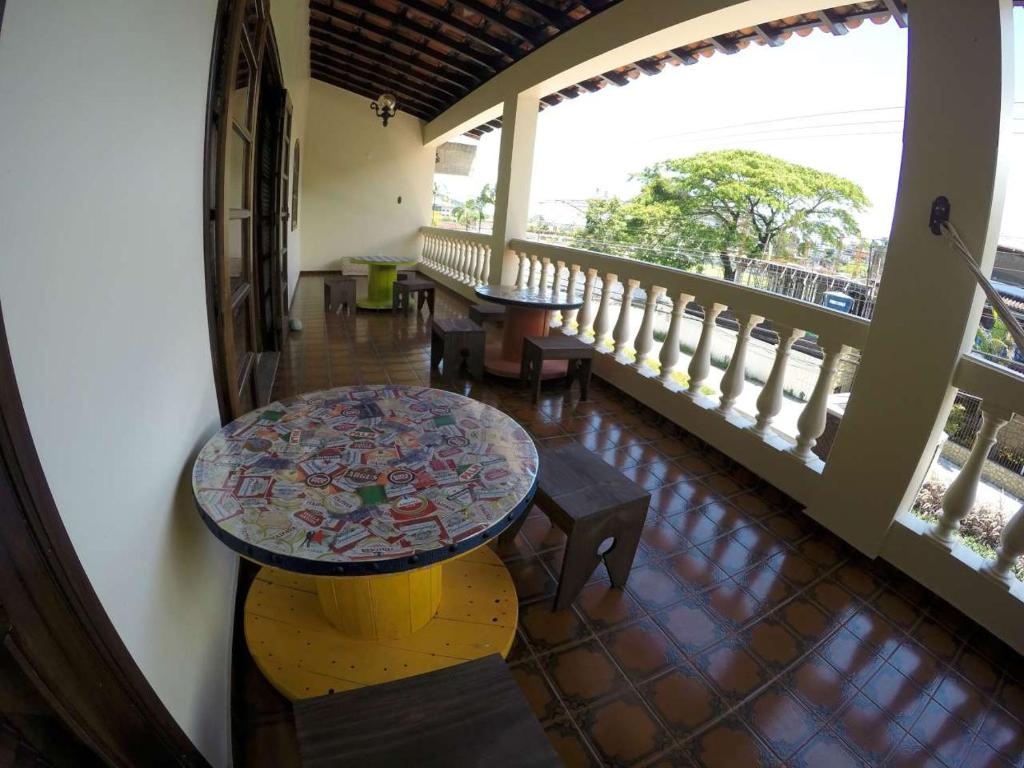 Uma varanda ou terraço em Le Monde Hostel - Suites e Camas