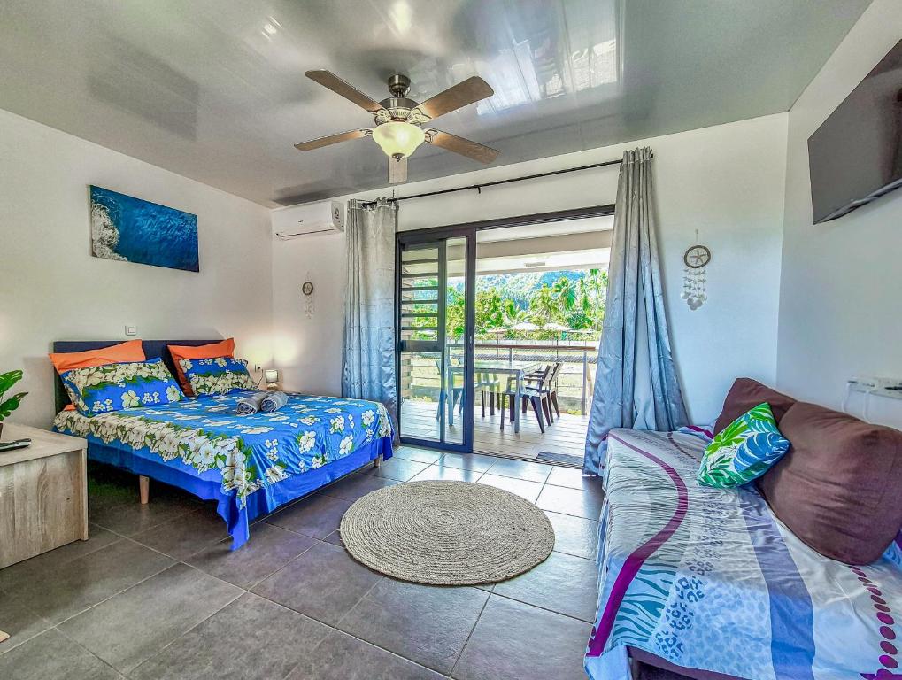 Teahupo'o Lodge Tahiti - Studio Moana, lagon et quai en face - Canoës inclus - photo 9 - Tahiti, Polynésie