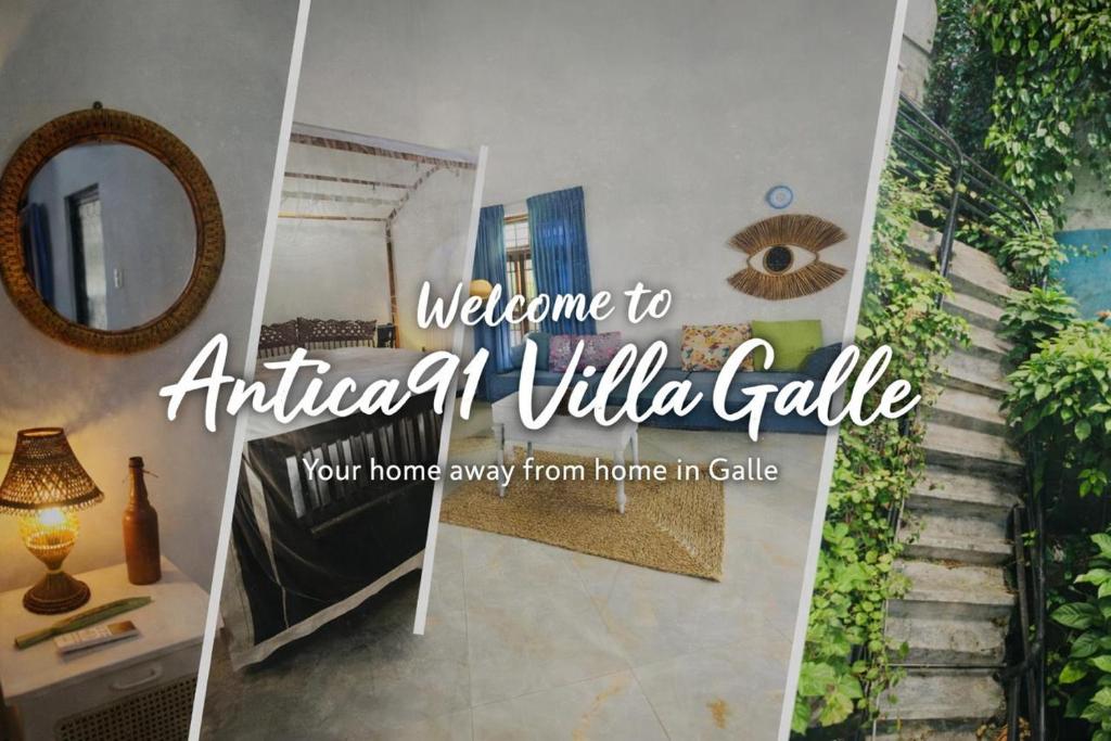 a welcome to antica at villa galle your homeaway away from home at Antica 91 Villa in Galle