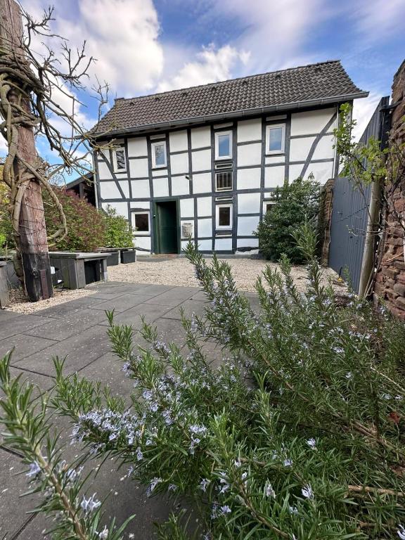 Bygningen som feriehuset ligger i