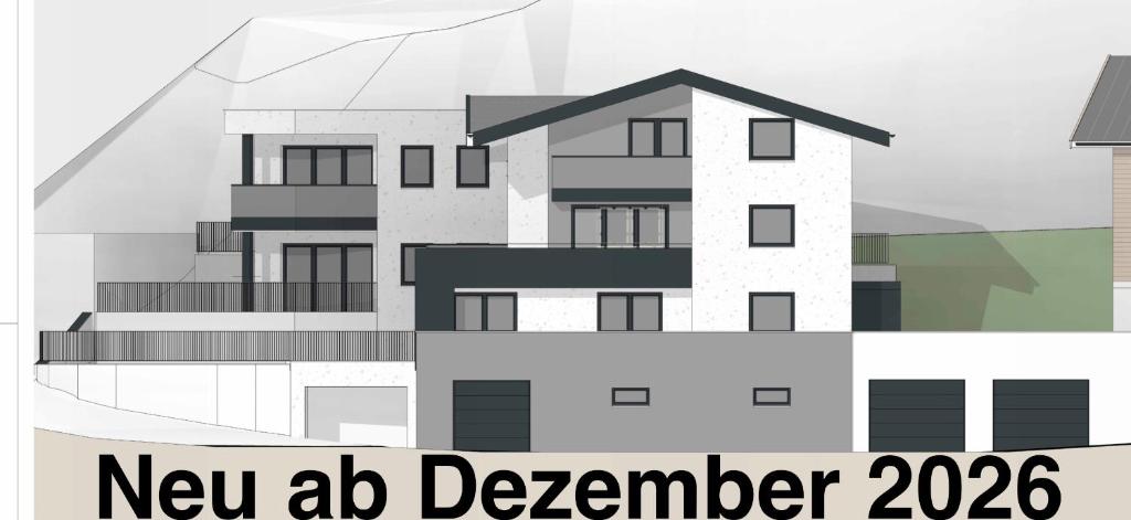 a rendering of a house with the words new ad developer at Wolf Apartments in Ladis