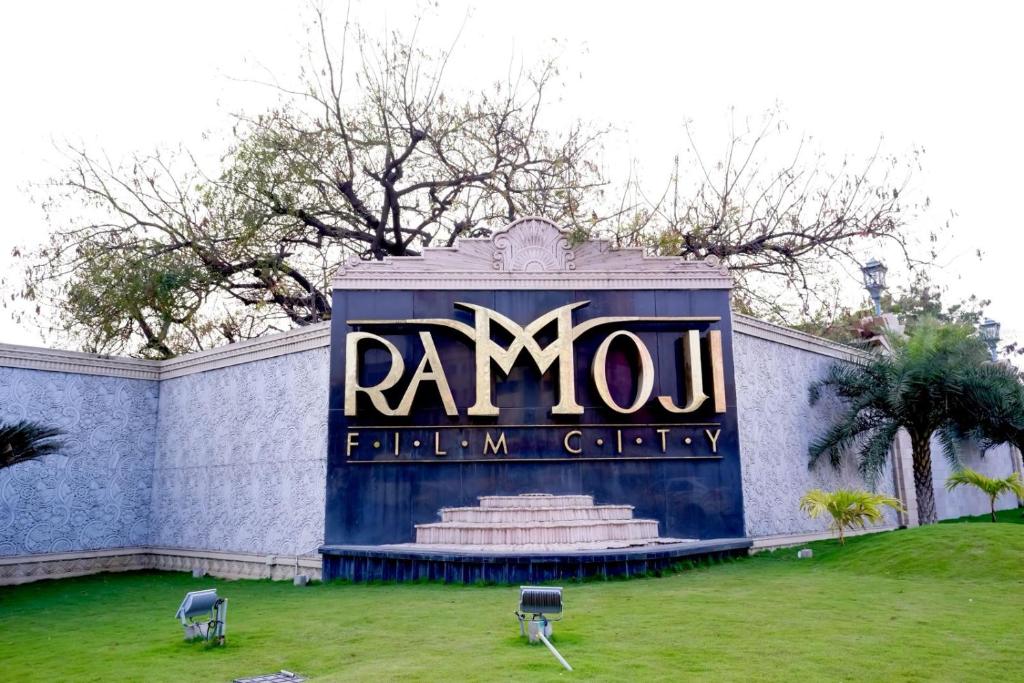 a sign that says ramsilimum city on a building at HOTEL AIKAA in Hyderabad