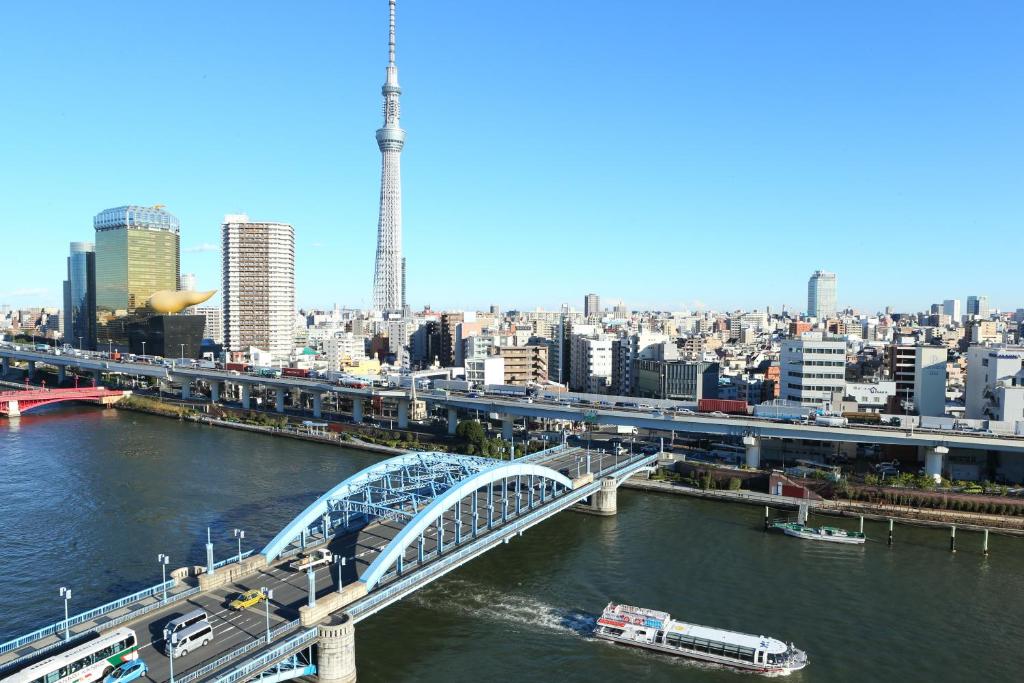 東京的景觀或從飯店拍的城市景觀