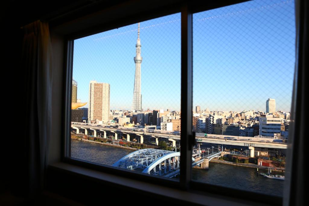 東京的景觀或從飯店拍的城市景觀