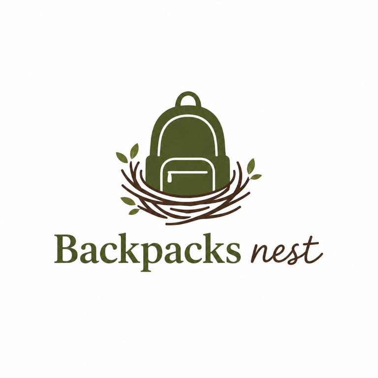 a bird nest with a backpack logo at Backpackersnest in Entebbe