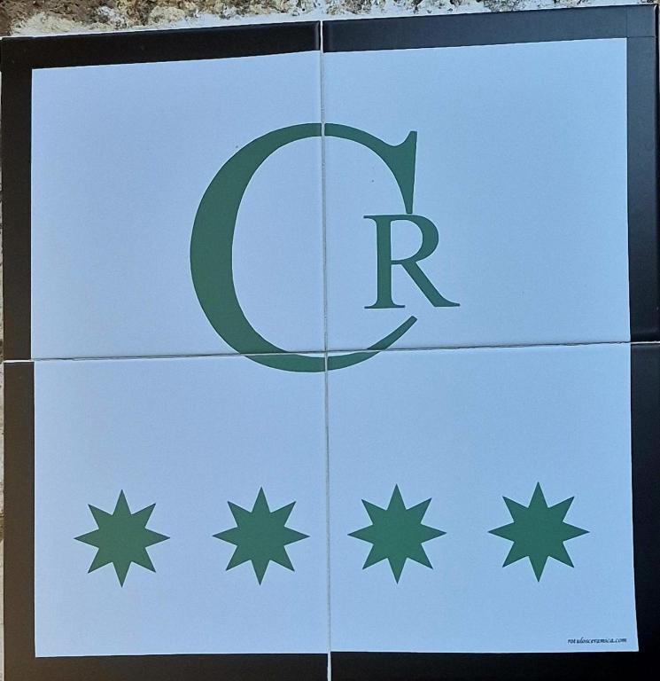 a sign for the russian federation with stars at Casa Rural La Picota in Valverde de la Vera