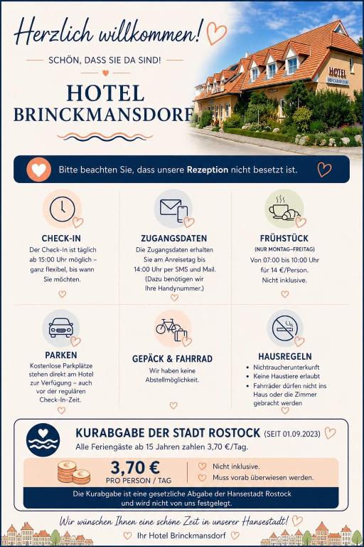 a website design for a hotel chiropractor at Hotel Brinckmansdorf in Rostock