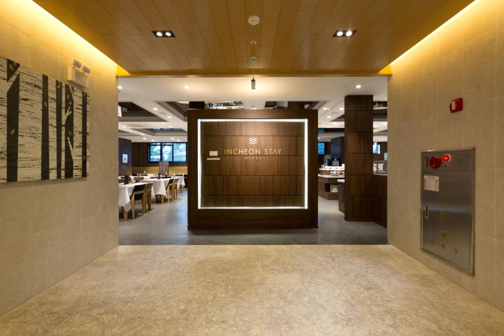 Vstupní hala nebo recepce v ubytování Incheon Stay Hotel