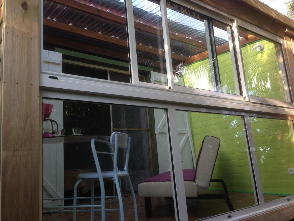 Patio nebo venkovní prostory v ubytování Pinpin D'amour