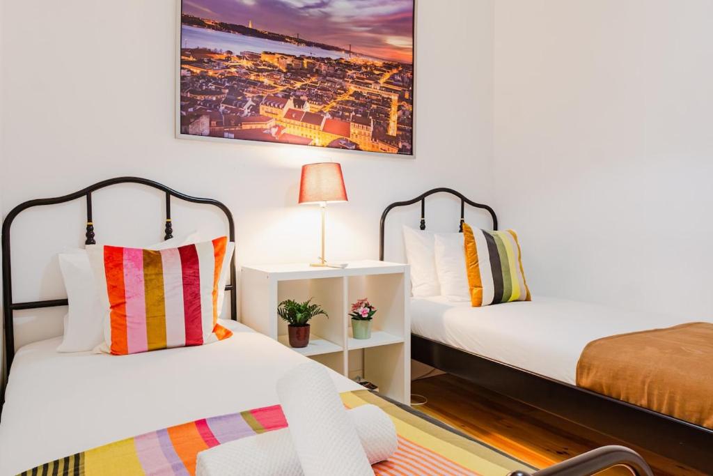 Apartamento Familiar - 2 Quartos - AC - Proximo a Baixa-chiado