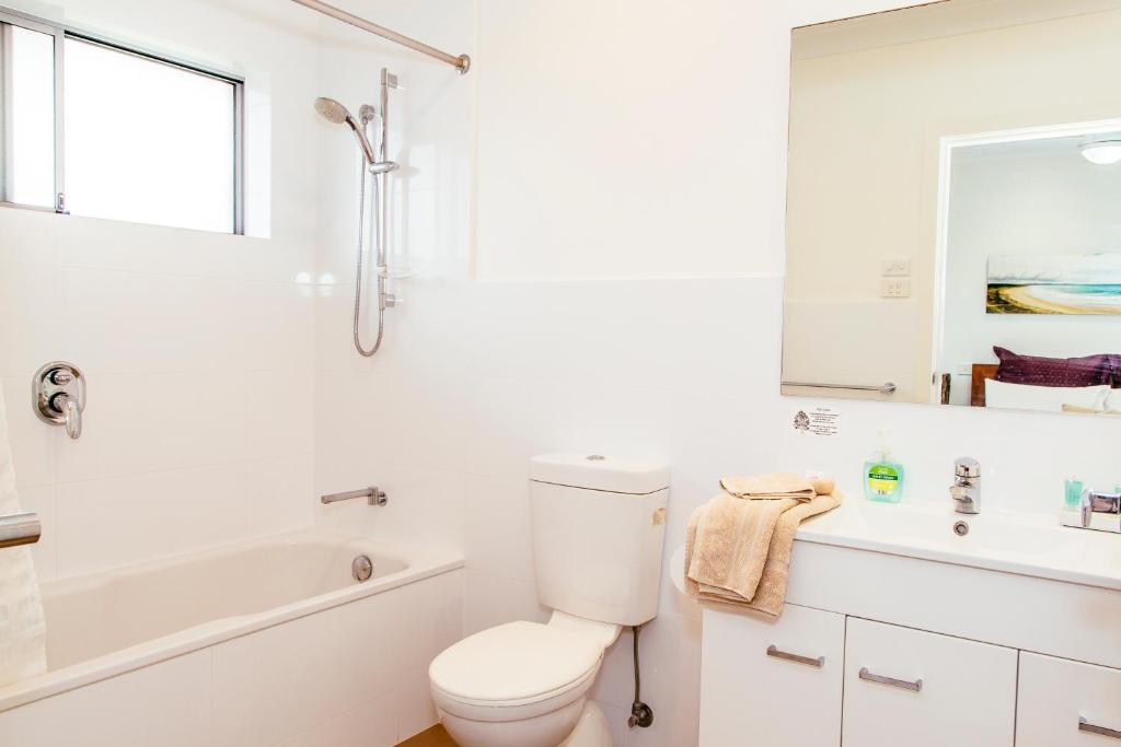 Koupelna v ubytování Coffs Jetty BnB