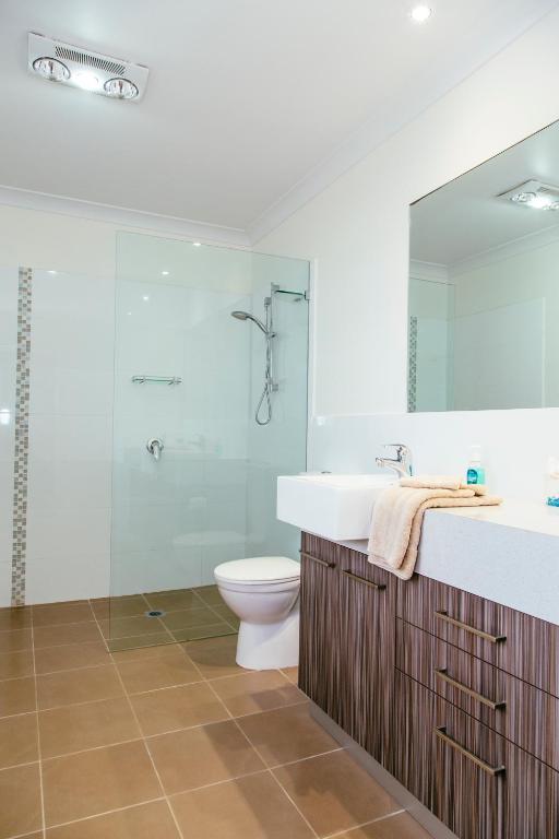 Koupelna v ubytování Coffs Jetty BnB