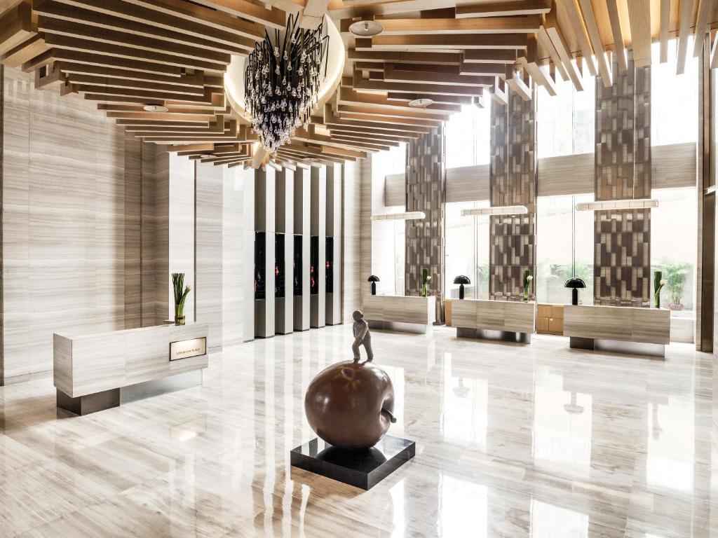 Langham Place Xiamenにあるシーティングエリア