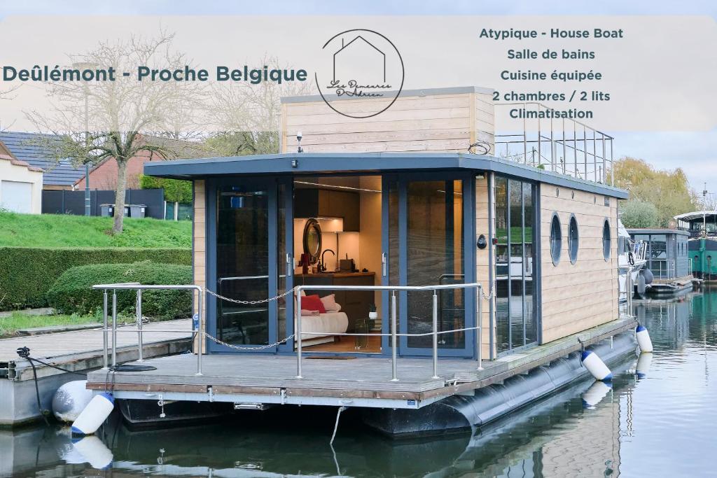 Boat'n Flandres - Houseboat rooftop proche Lille