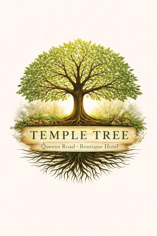 a logo for a temple tree cypress road boutique hotel at Temple Tree Homes in Bangalore